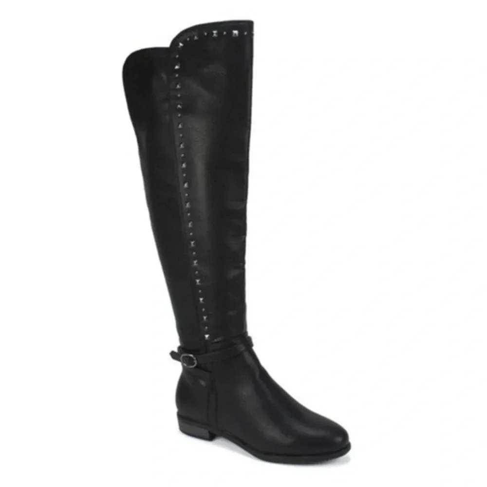 Rialto Ferrell Over The Knee Black Boots Size 6